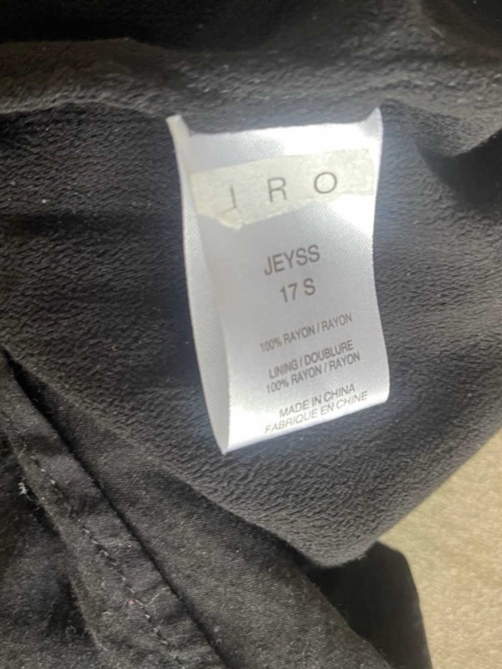 IRO BLACK DRESS - Picture 13 of 15